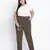 Brownie brown Animal printed plus size  pant