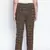 Brownie brown Animal printed plus size  pant