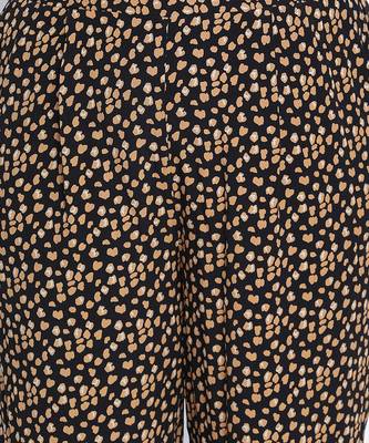 Brownie brown Animal printed plus size  pant 5