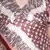 Chaste natural satin print women plus size dress