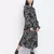 Stunner wink printed casual women dress