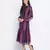 Lurex Rainbow meld stripez casual women dresss