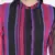 Lurex Rainbow meld stripez casual women dresss