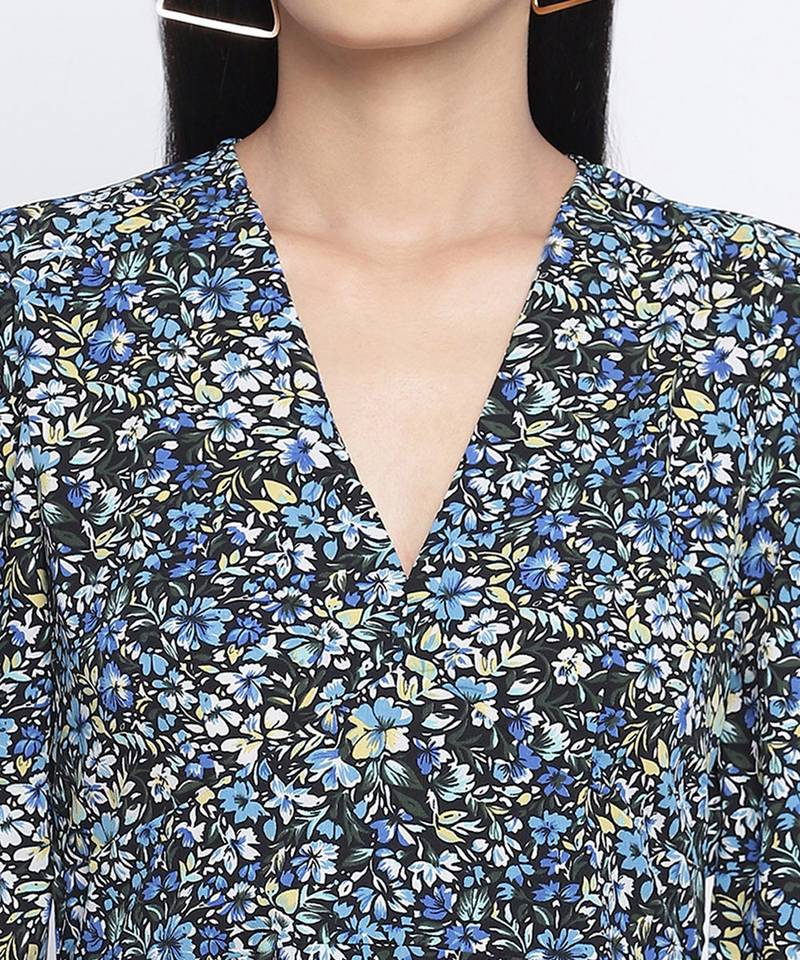 Multicolor mania printed casual women dress