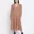 Gracious orange printed casual women dress