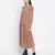 Gracious orange printed casual women dress