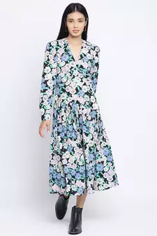 Siren chic floral printed women dress