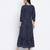 Exciting Blue printed causal women dress