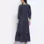 Exciting Blue printed causal women dress
