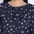Exciting Blue printed causal women dress
