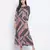 Divine wrap a-symetrical casual women dress