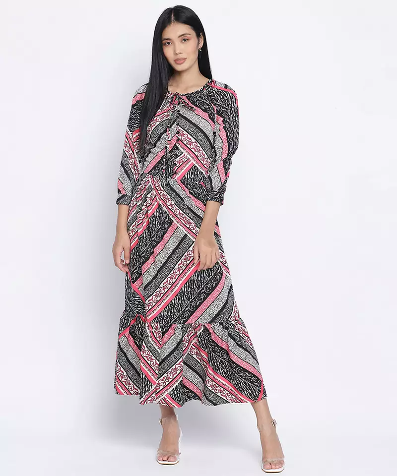 Divine wrap a-symetrical casual women dress