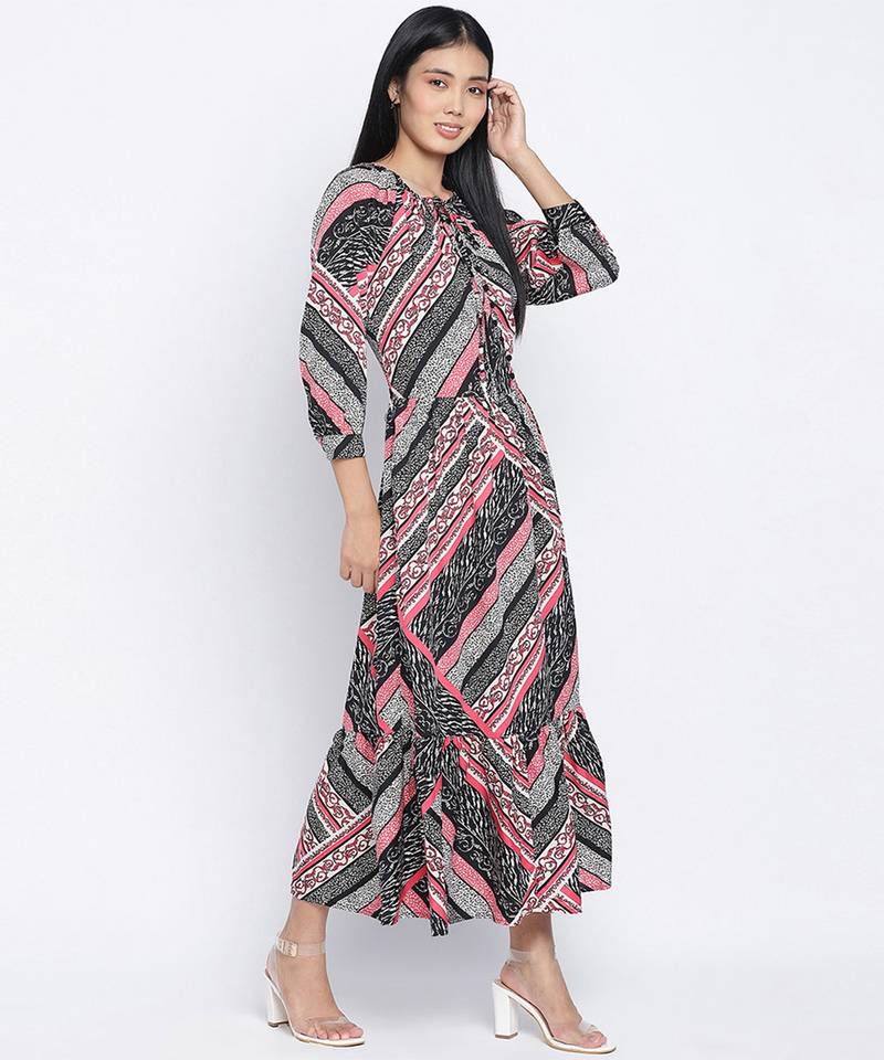 Divine wrap a-symetrical casual women dress