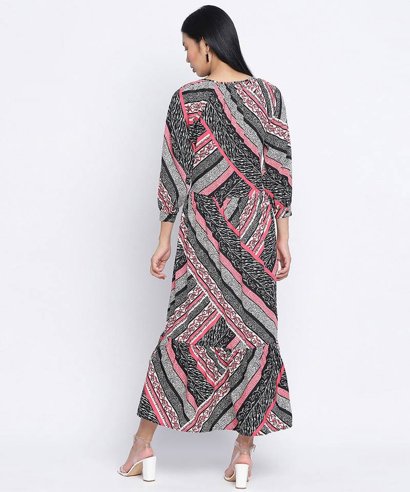 Divine wrap a-symetrical casual women dress