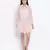 Delights peach Swissdot stylish women dress