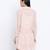 Delights peach Swissdot stylish women dress