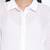 Grandeur white gathered Swissdot style women dress