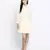 Suttle yellow gathered Swissdot style women dress