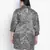 Striking black Animal satin print Plus tunic
