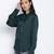 Hazzy  chic green women viscose dobby top