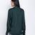 Hazzy  chic green women viscose dobby top