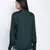Hazzy  chic green women viscose dobby top