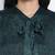 Hazzy  chic green women viscose dobby top