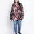 Fantallic tropical print plus size top