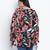 Fantallic tropical print plus size top