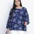 high vibe floral print plus size top
