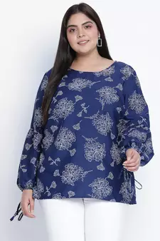 high vibe floral print plus size top