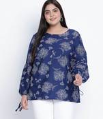 high vibe floral print plus size top