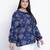 high vibe floral print plus size top