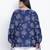 high vibe floral print plus size top
