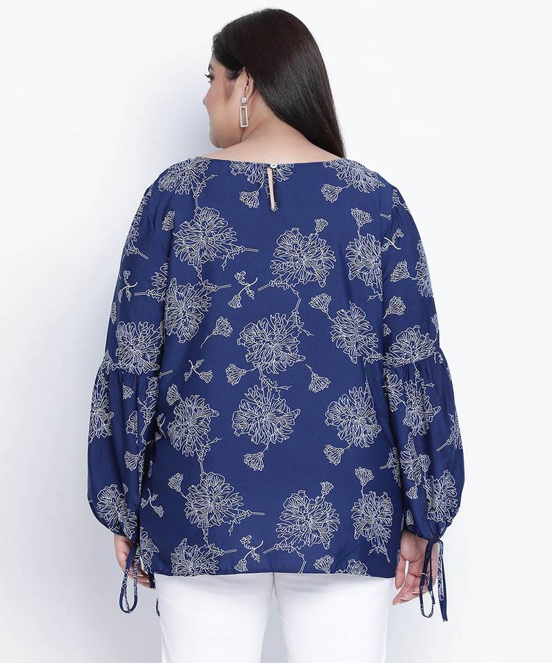high vibe floral print plus size top