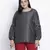 jaattic Black polka dot plus size top
