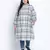 Lovallic button down plus size  Checked Tunic