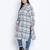 Lovallic button down plus size  Checked Tunic