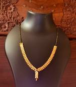 Twinkling Gold Plated Designer mangalsutra Necklace