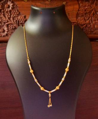 Twinkling Gold Plated Designer mangalsutra Necklace 2