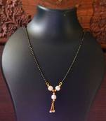Twinkling Gold Plated Designer mangalsutra Necklace