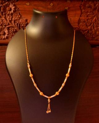 Twinkling Gold Plated Designer mangalsutra Necklace 1