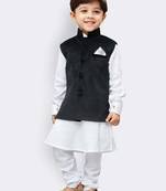 White plain pure cotton -suit