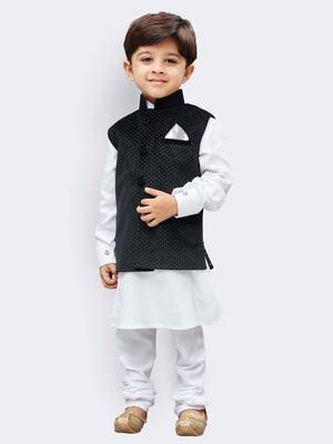 White plain pure cotton -suit 2