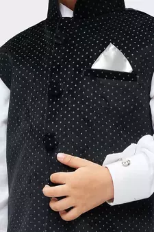White plain pure cotton -suit