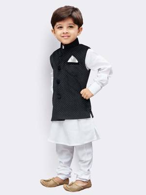 White plain pure cotton -suit 4