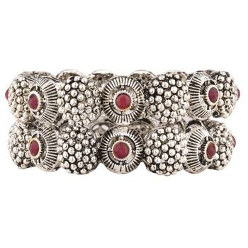 Silver ruby   bangles-and-bracelets 1