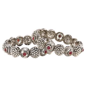 Silver ruby   bangles-and-bracelets 3