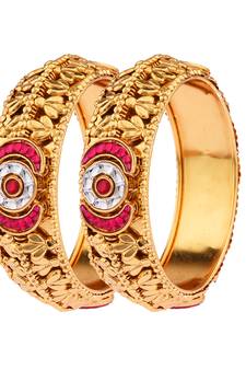 Gold bangles-and-bracelets
