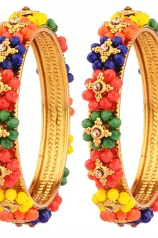 Multicolor bangles-and-bracelets